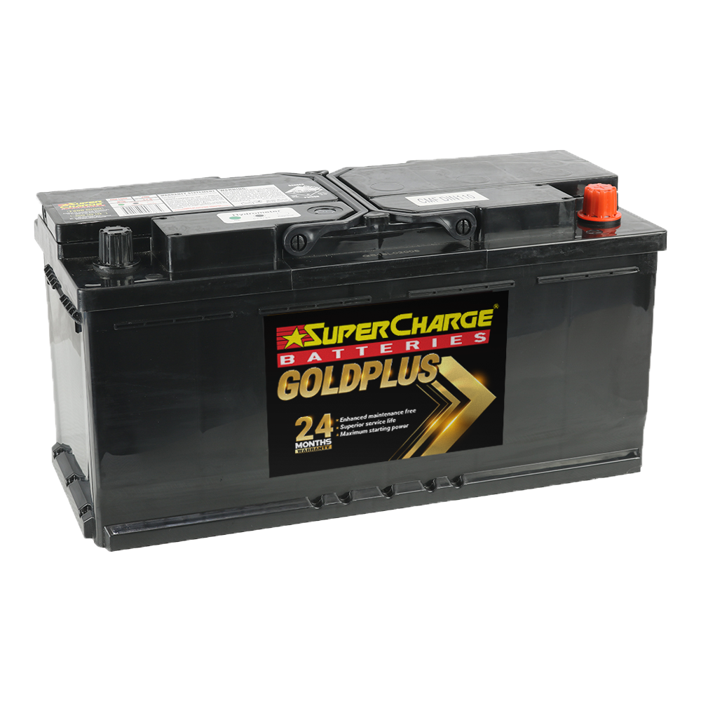 DIN100L SUPERCHARGE 950CCA 110AH / 24 MONTH WARRANTY