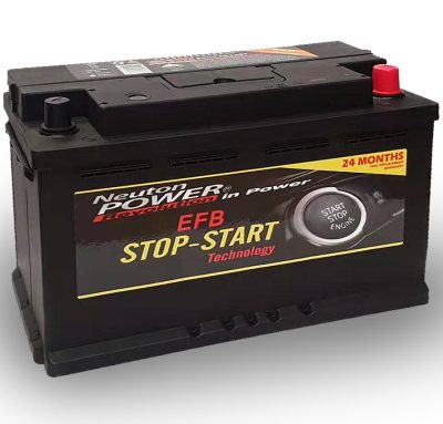 NPDin75LH EFB Neuton Power Automotive Battery