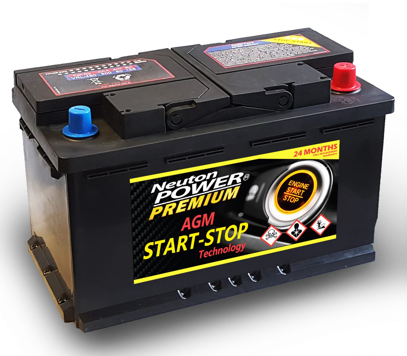 KAGMDIN75LH Neuton Power Agm Start/stop Battery 24 Month Private Warranty/12 Month Commercial
