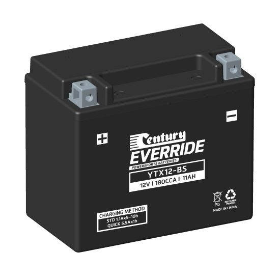 Century EverRide ytx12-bs 18month warranty