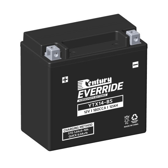 Century EverRide ytx14-bs 18month warranty