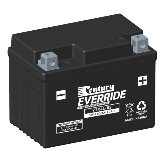 Century EverRide ytx4l-bs 18month warranty