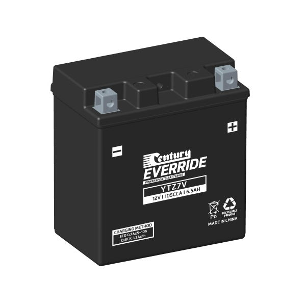 Century EverRide ytx7a-bs 18month warranty