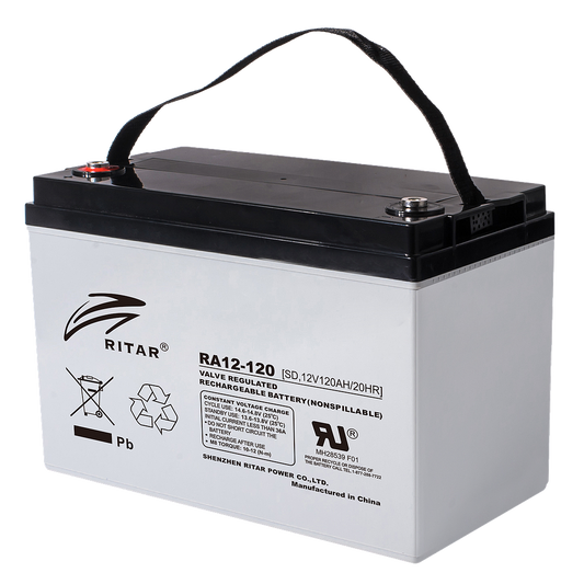 Ritar 12v120AH AGM Deep cycle Battery 12MTH Warranty