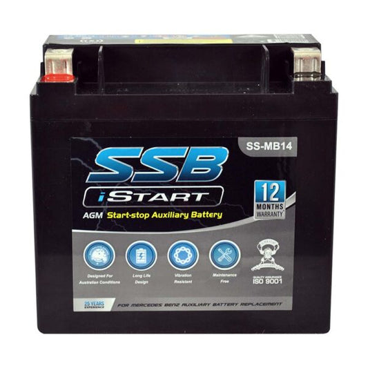 SSB Auxiliary VRLA (AGM) Battery SS-MB14 12Mth warranty
