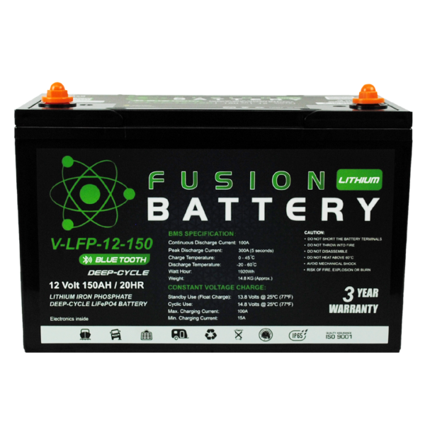 V-LFP-12-135AH Lithium deep cycle battery